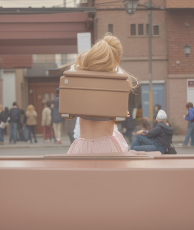 Default_woman_on_her_back_carrying_her_piano_keyboard_down_the_0